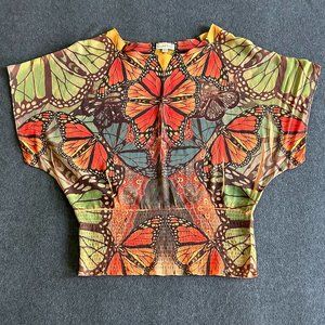 Butterfly print blouse by Live and Let Live